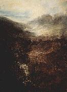 Joseph Mallord William Turner Morgen in den Corniston Fells, Cumberland Sweden oil painting artist